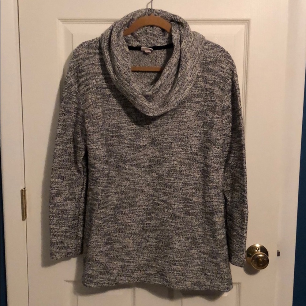 Gray Cowl neck sweater